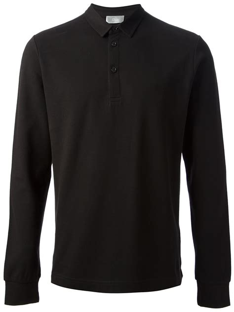 christian dior black shirt|Christian Dior long sleeve shirts.